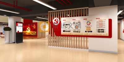 黨建展廳如何通過空間設計突出重點內容？