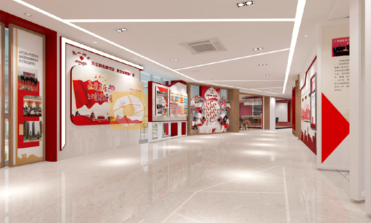 黨建展館設計效果圖