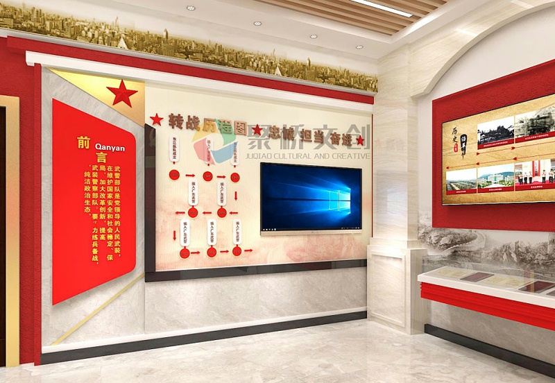 某部隊軍史館轉戰歷程設計