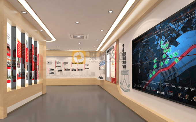 華師黨建展廳大屏幕設計